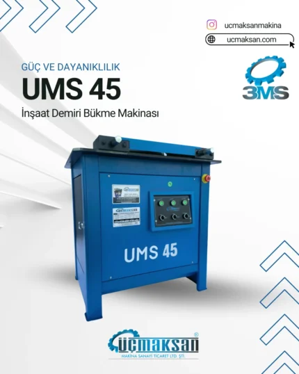 UMS 45 İnşaat Demiri Bükme Makinası