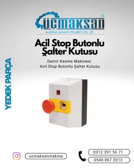 Acil Stop Butonlu Şalter Kutusu